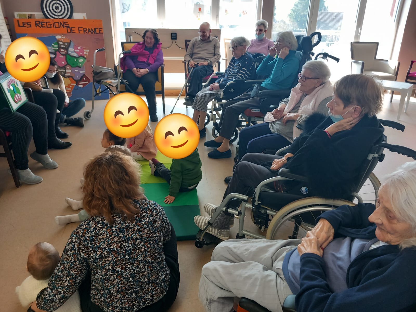 Rencontre intergénérationnelle avec le relais des assistantes maternelles (RAM) Mansart - 180225