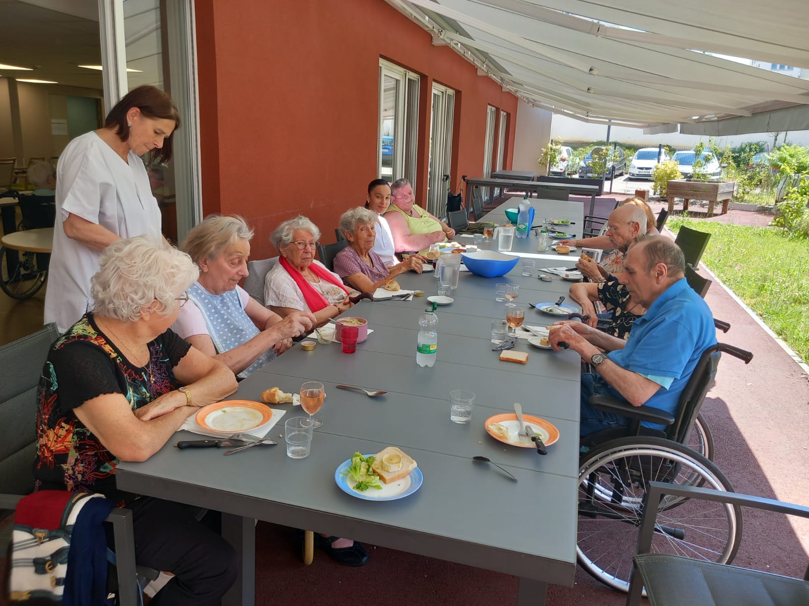 Le soleil au rendez-vous, repas dans le jardin et après-midi smoothies aux Bégonias - 250624