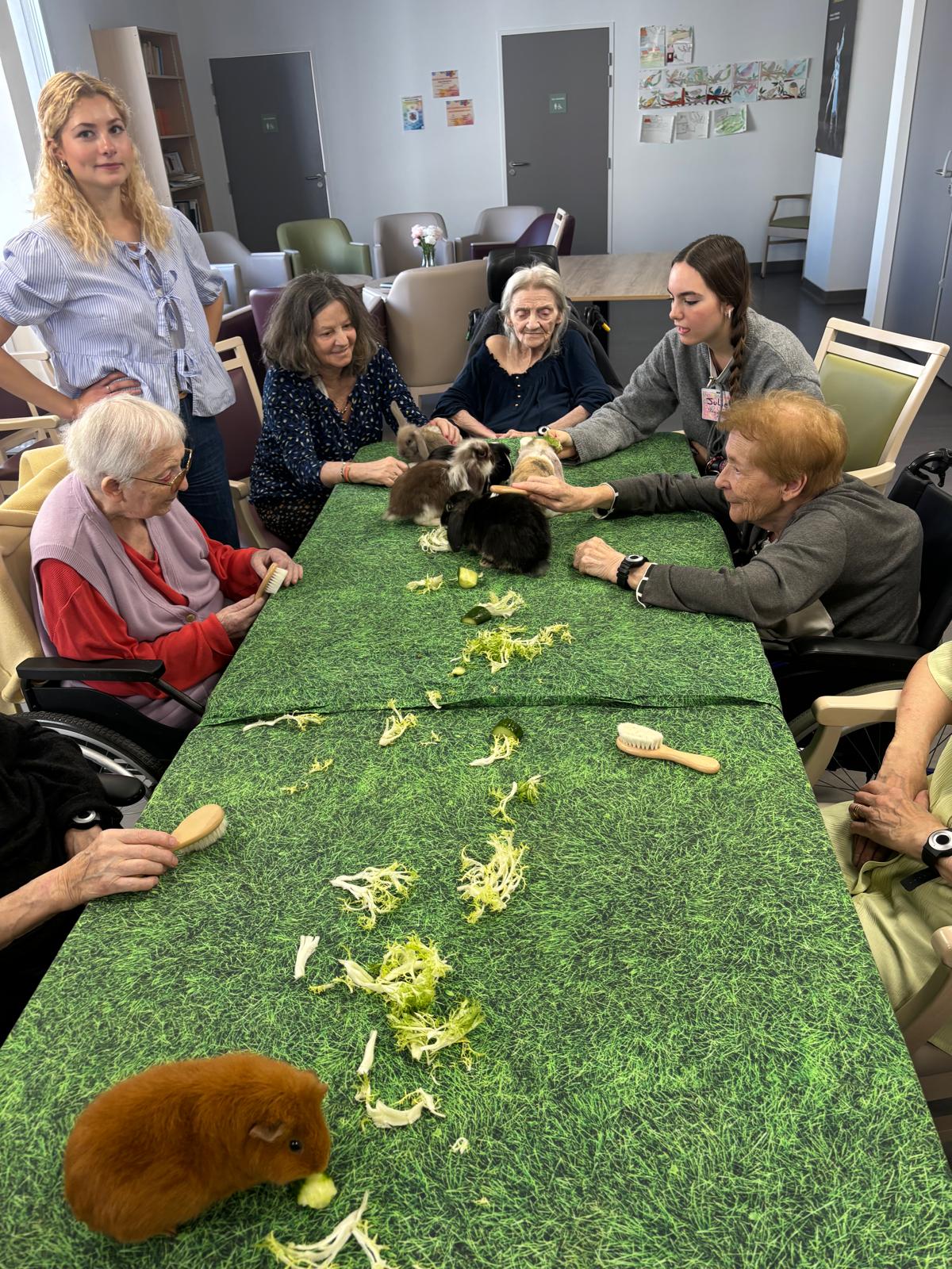 Zoothérapie aux Jardins Voltaire le 5 novembre 2025 