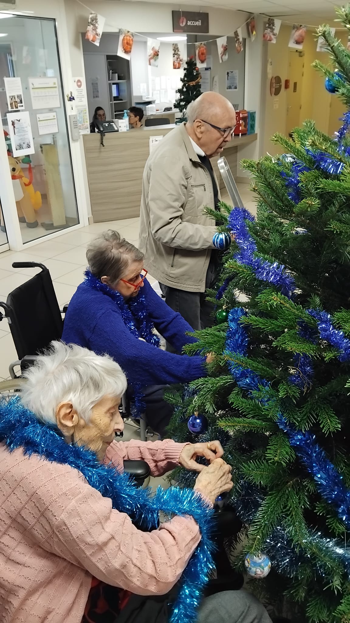 Décoration des sapins de Noël