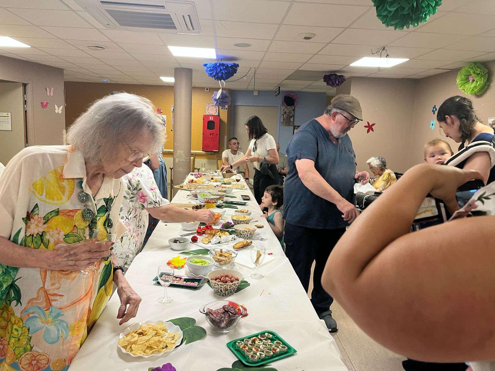 Soirée avec les familles et les résidents de l'UP des Bégonias 25062026
