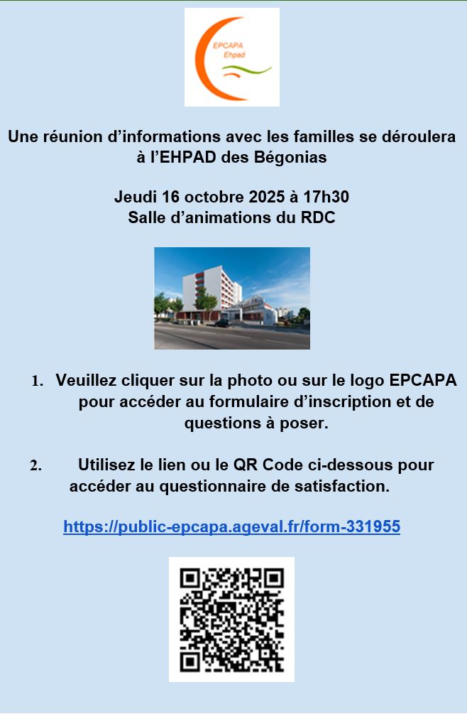 Enquêtes de satisfaction et réunions des familles programmées pour mi-octobre 2025  - 120925