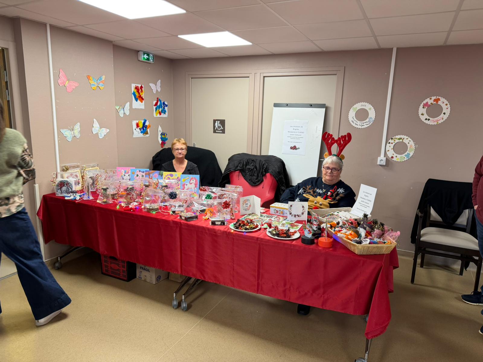 Marché de Noël de l'Association Sourires de Résidents