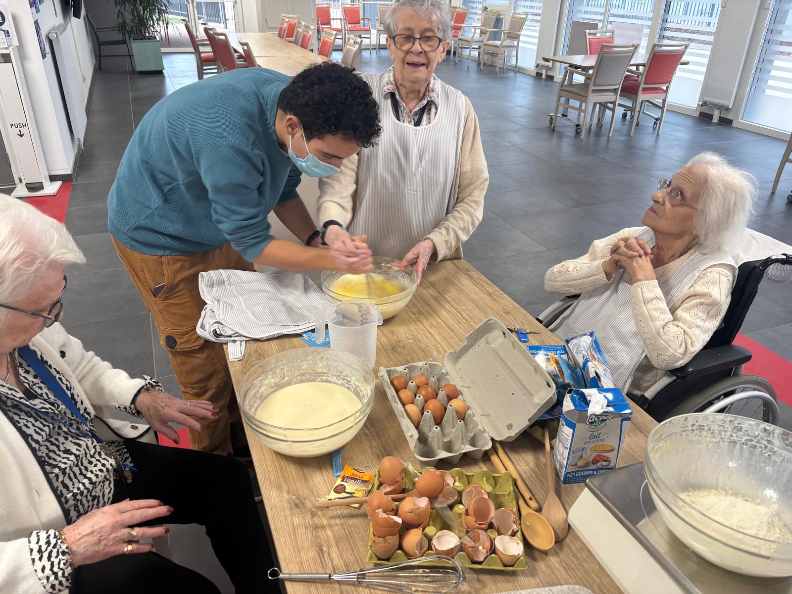 Préparation et dégustation de crêpes - 060225