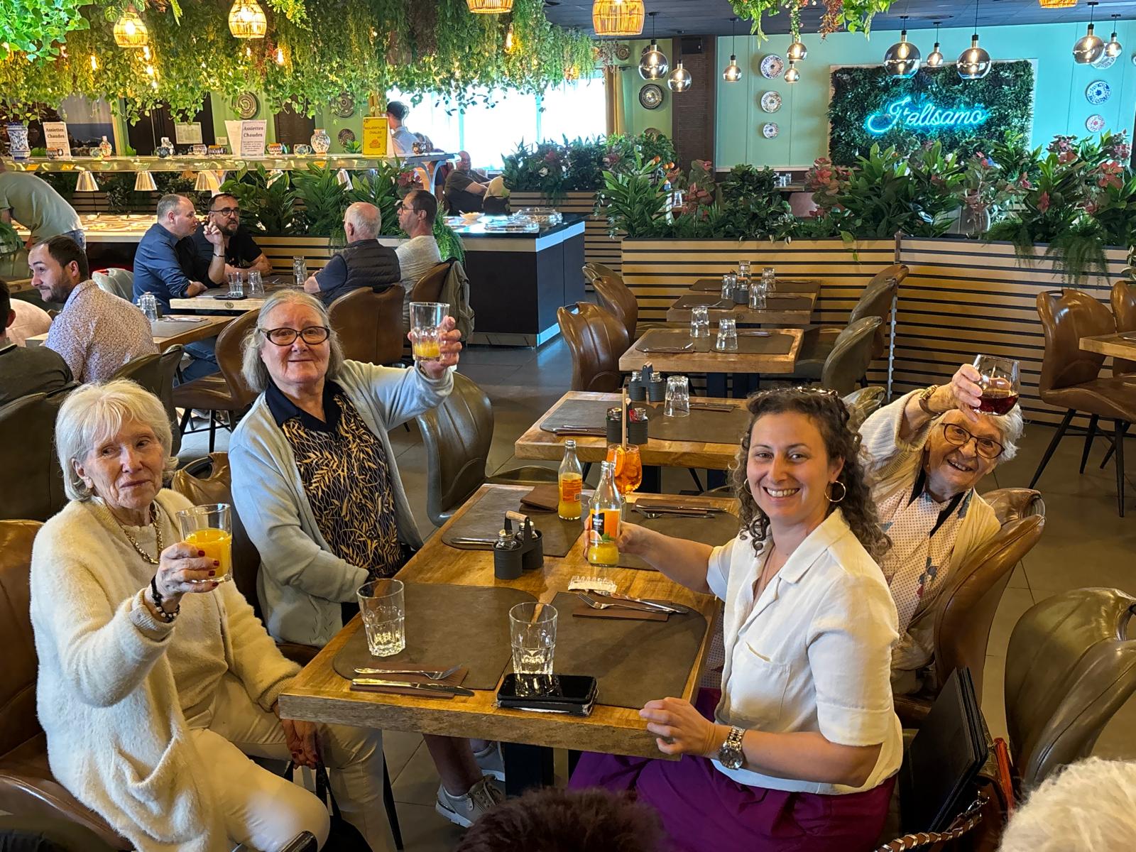Sortie au restaurant Italien jeudi 12 juin 2025