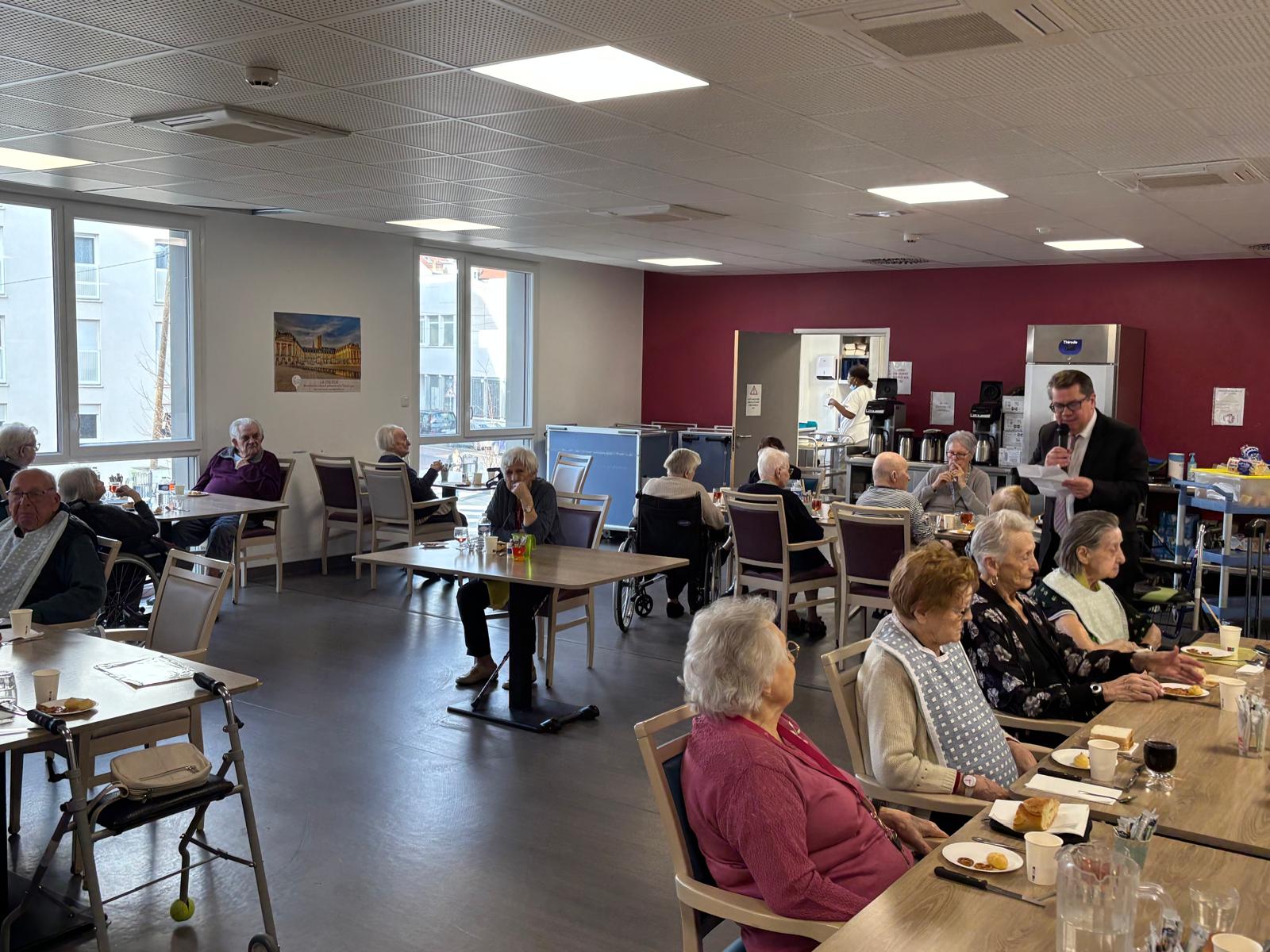 Voeux du directeur à l'EHPAD des Jardins Voltaire 22012026