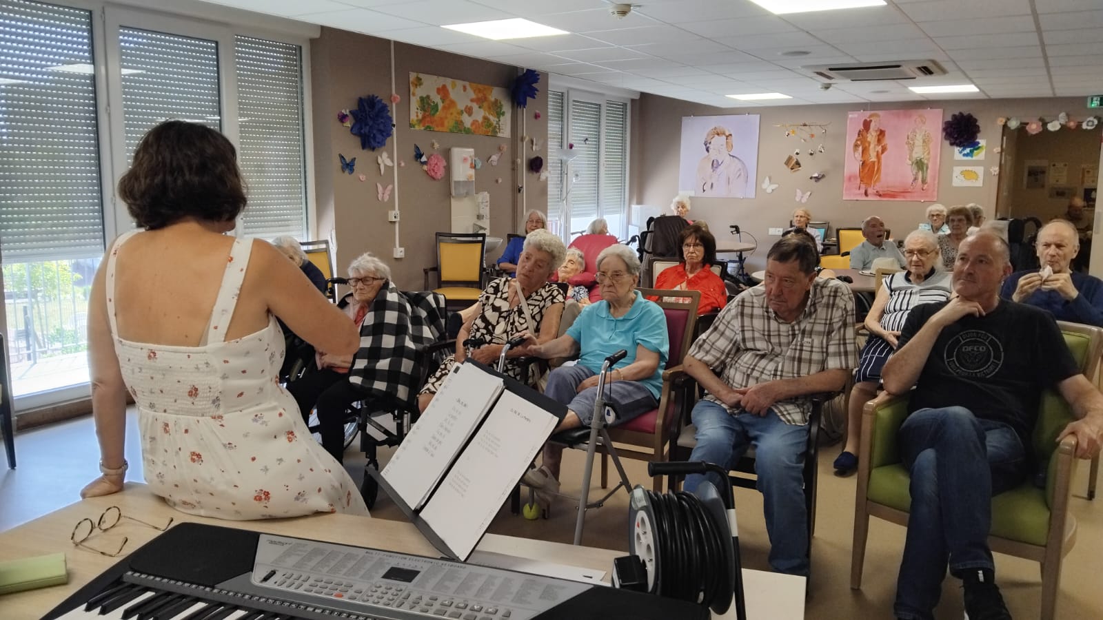 Chant avec Lise et Nathalie du Conservatoire aux Bégonias le 28062026