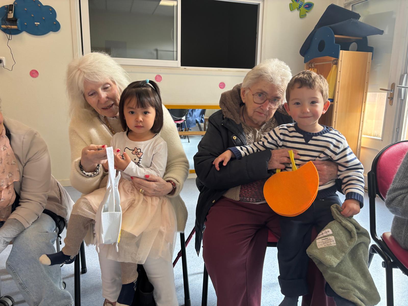 Rencontre avec les enfants de la crèche Voltaire Vendredi  25 avril 2025