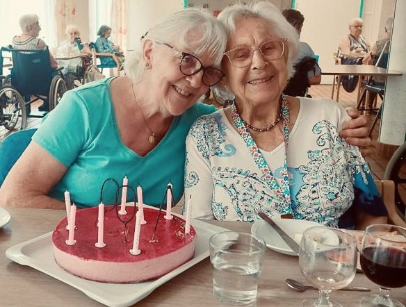 100 ans de Mme Couturier au Port du Canal - 240823